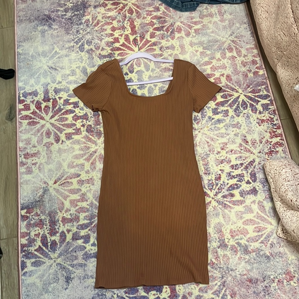 brown dress from wild fable